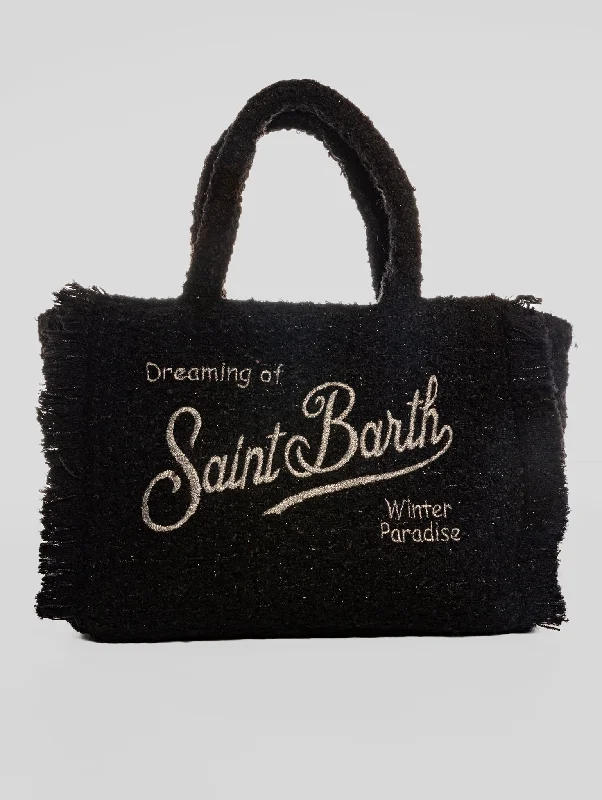 Borsa a Tracolla in Twedd Collette Nero