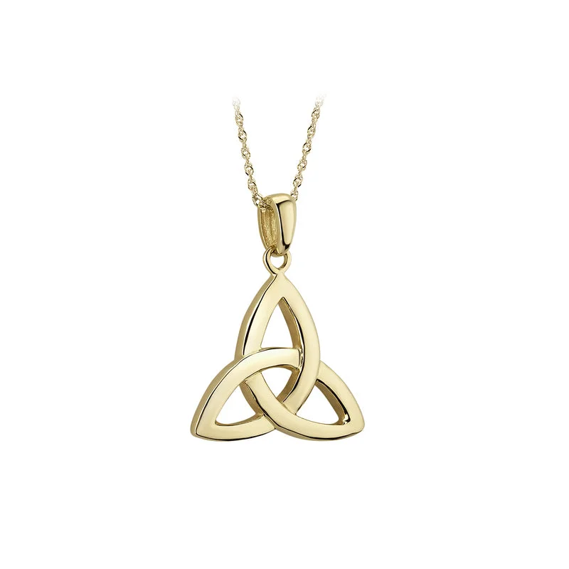 14k Gold Trinity Knot Necklace