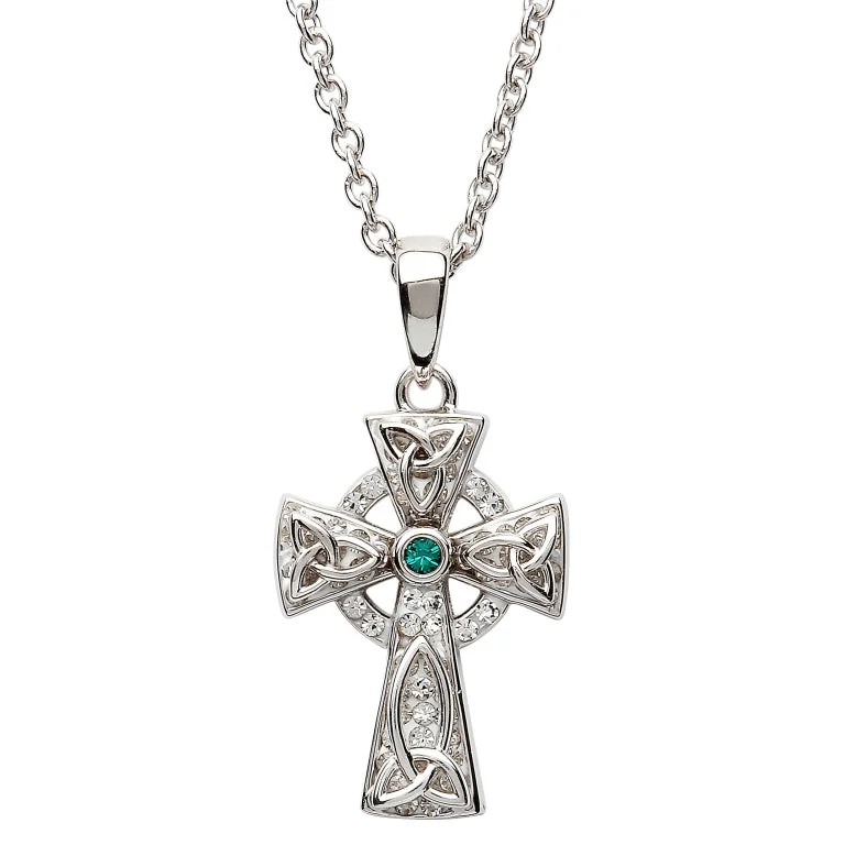 Swarovski Crystal Trinity Knot Cross