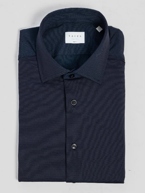 Camicia Active Shirt in Twill Blu